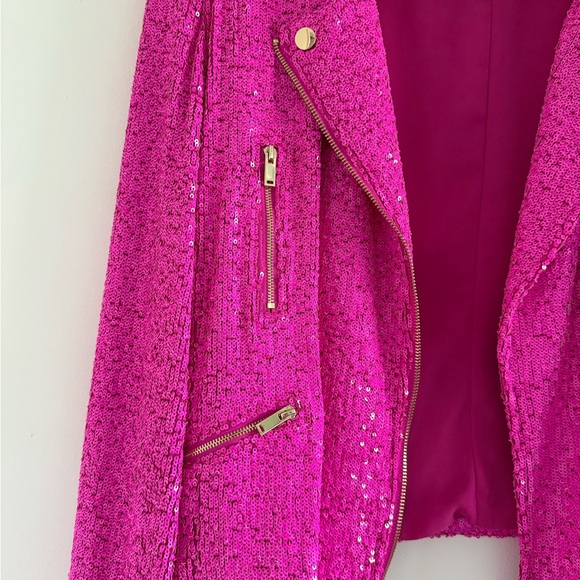 Generation Love Hot Pink Sequin Jacket - Picture 5 of 5